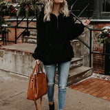 Cool Street Style Fleece Hoodies for Women