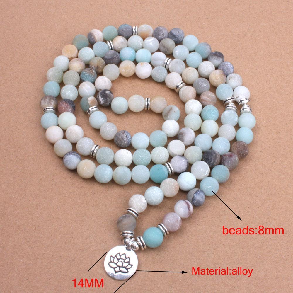 Fashion Women's Beads Bracelet With Lotus Buddha Charm