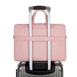 Pretty Simple Solid Color Laptop Bag For Women