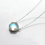 Aurora Borealis Pendant Sterling Silver Necklace