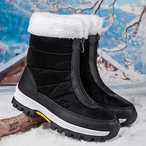 Warm Fur Lined Waterproof Winter Snow Boots for Women