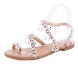 Women's Cute Pearl Beaded Sandals for Summer Beaches