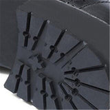 Men Split Leather Drape Design Boots