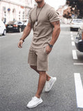 Men's Cool Short Sleeved Summer Tracksuit Set