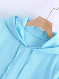 Casual Cotton Linen Long Sleeve Mens Lightweight Hoodie