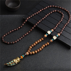 Retro Ethnic Style Long Necklace