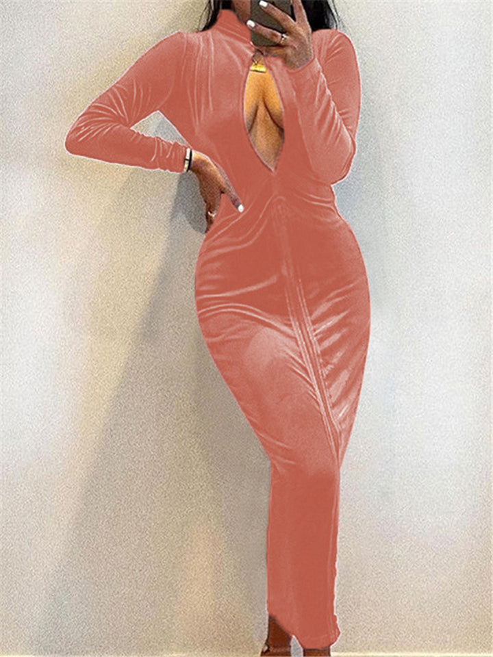 Elegant Sexy Slim Hollow-Carved Design Dress For Women