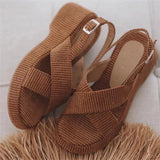 Female Fashionable Beach Daily Large Size Sandals