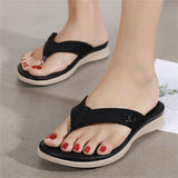 Breathable Soft Sole Solid Color Flip-Flops