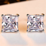 Unisex Pretty Simple Square Hollow Out Earrings