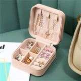 Portable Travel Flannel Jewelry Storage Box