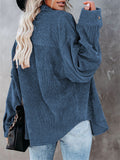Women's Solid Color Simple Style Long-Sleeved Blouse