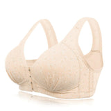 Front Closure Soft Cozy Wireless Bra For Women