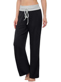 Fashion Casual Loose Bind Up Solid Color Pants
