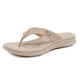 Breathable Soft Sole Solid Color Flip-Flops