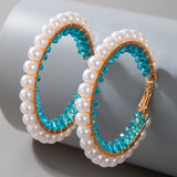 Gorgeous Appealing Pearl Beads Gold Earrings For Women