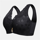 Women's Floral Lace Push Up Gather Bras - Nude