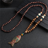 Retro Ethnic Style Long Necklace