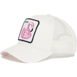 Fashion Animal Embroidered Mesh Baseball Cap