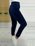 Drawstring Jogger Casual Velvet Pants for Women