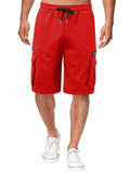 Men's Cotton Blend Plus Size Casual Knee Length Shorts in Summer