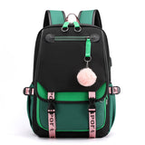 Stylish Latest Luminous USB Charge Backpack For Ladies