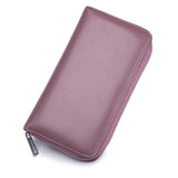 Unisex Multiple Compartment RFID Technology Anti-Scanning Card Slot Currency Wallet