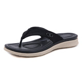 Breathable Soft Sole Solid Color Flip-Flops