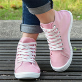 Women Classic High Top Soft Sole Lace Up Canvas Shoes