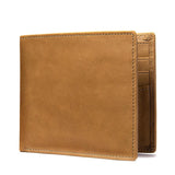 Simple Style Leather Wallet Men's Coin Purse