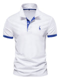 Men's Casual Slim Fit Short Sleeve Polo Shirt
