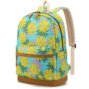 Travel Students School Bag Daisy Cute Backpack For Ladies
