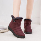 Ultra-Warm Side Zipper Fashion Waterproof Lightweight Snow Boots