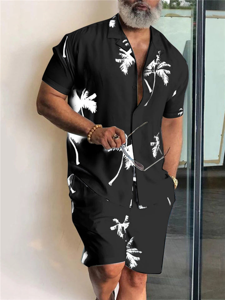 Men's Printed Outdoor 2-Pieces Shirt Sets