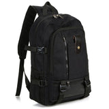 Unisex Multi-Pocket Spacious Interior Canvas Traveling Top-Handled Backpack