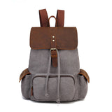 Canvas Design Unique Simple Style Backpack For Women