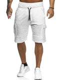 Men's Spring Summer Pure Cotton Cozy Drawstring Cargo Shorts