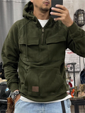 Men's Cool Street Style Pullover Tactical Hoodies