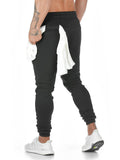 Men's Close-fitting Solid Color Fitness Sports Pants