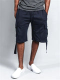 Men's Plus Size Relaxed Cargo Shorts with Pockets