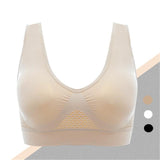 Fashion Hollowed-Out Breathing-Hole Sports Bra