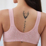 Front Closure Soft Cozy Wireless Bra For Women