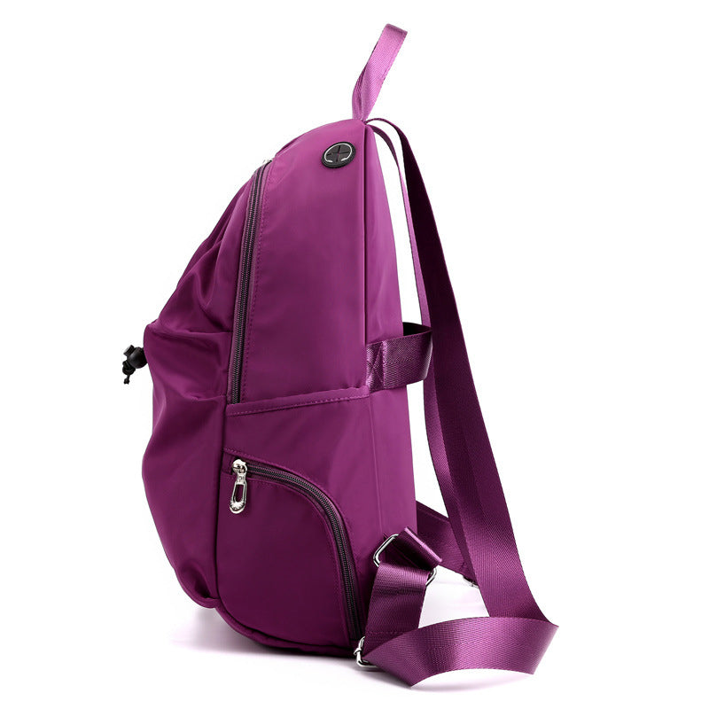 Fashion Students Travel Waterproof Lightweight Nylon Female Backpack
