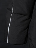 Men's Casual Simple Style Cozy Solid Color Warm Hooded Down Coat