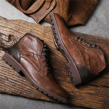 Men's Vintage Plus Size Outdoor Desert Martin Boots