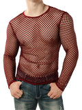 Sexy Fishnet Shirt Mens