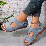 Summer Breathable Casual Lady Velcro Sandals
