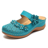 Women's Comfort Platform Elegant Flowers Sandals
