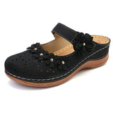 Women's Comfort Platform Elegant Flowers Sandals