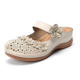 Women's Comfort Platform Elegant Flowers Sandals